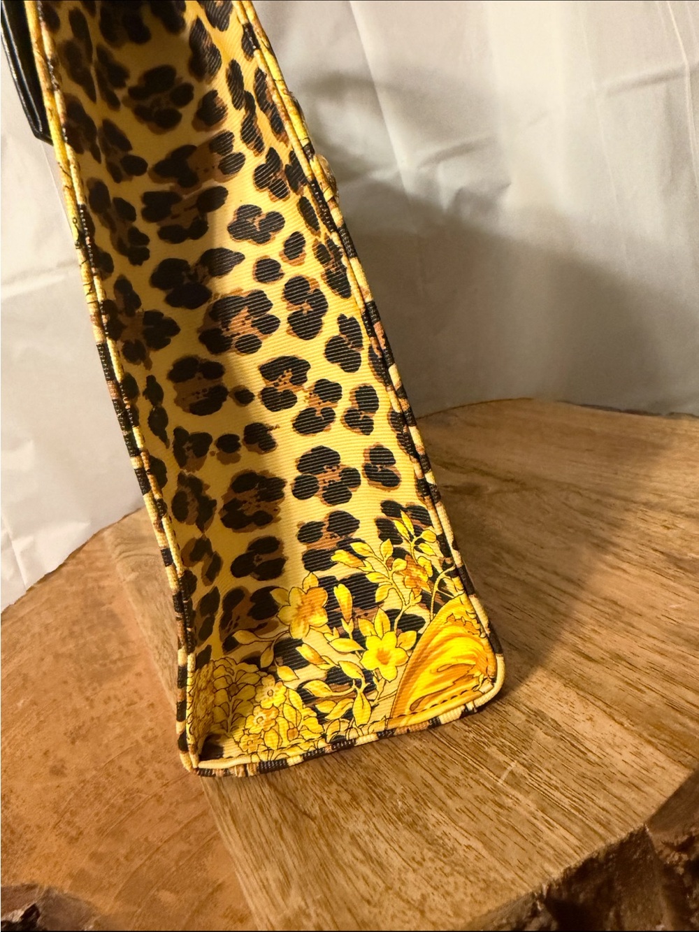 Vintage Gianni Versace Baroque Leopard Medusa Top Handle Bag Strap - Picture 6 of 10